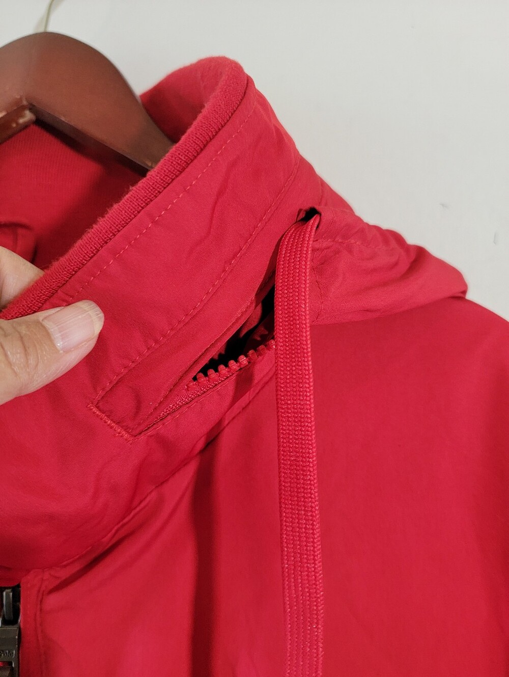 POLO Ralph Lauren Red Full-Zip Windbreaker Jacket Sz 4XLT Inner Pocket Outdoor - Picture 8 of 13